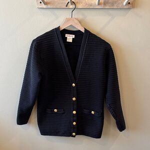 Vintage Talbots lady jacket style sweater small